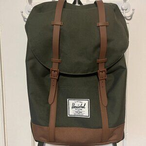 Herschel Supply Co. Retreat Backpack - Ivy Green - 15" Laptop sleeve
